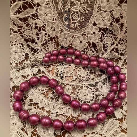 PINK Pearl Necklace 18”-20” Graduated Strand from QVC Besutiful - Picture 4 of 5